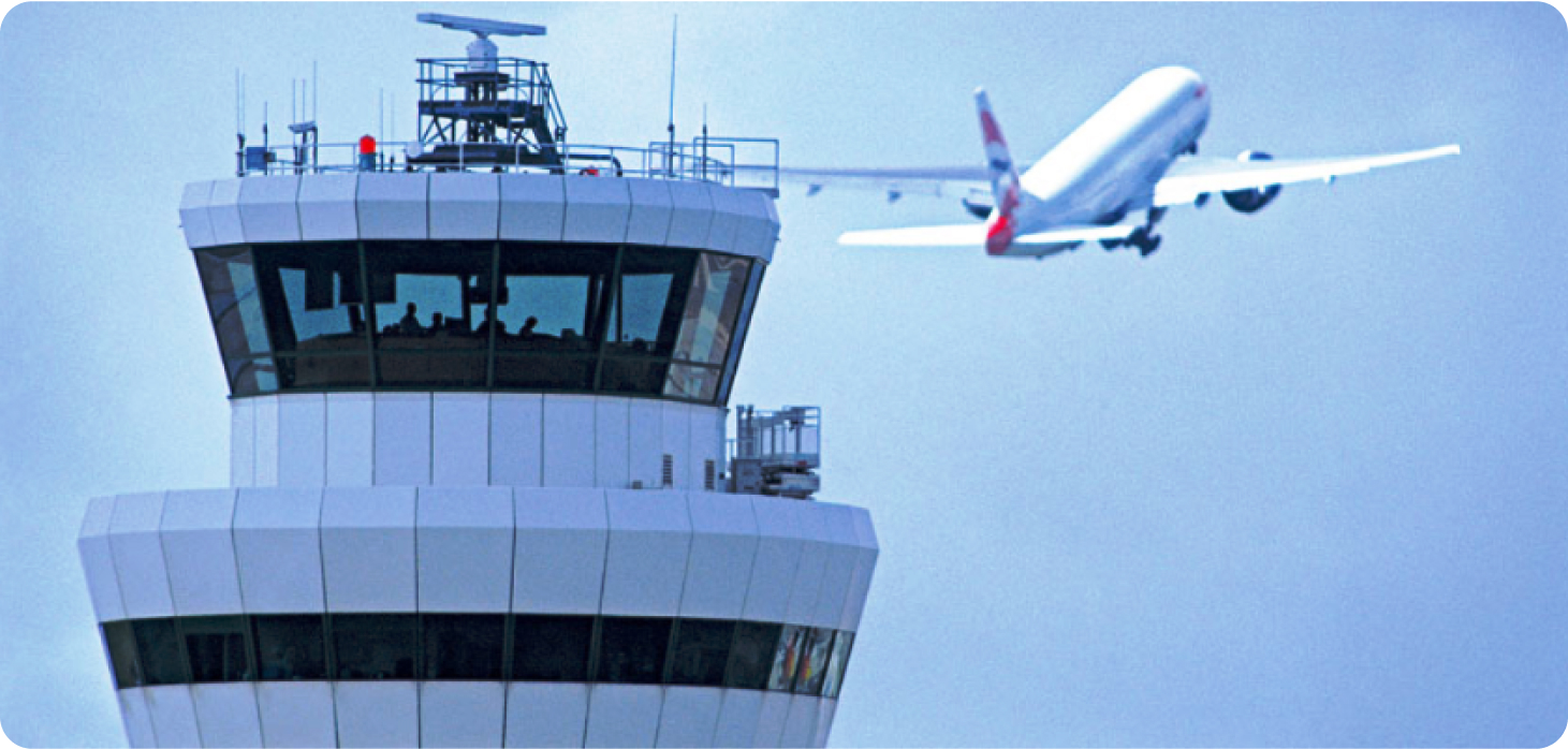 un avion au décollage